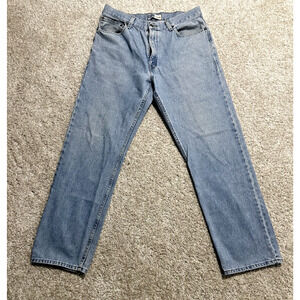 Signature by Levi Strauss Men’s Slim Fit Jeans W38 L30 Blue Denim Light Wash